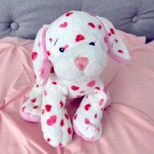 Rare Webkinz love puppy. Played with condition. Some broken strings. Needs TLC.